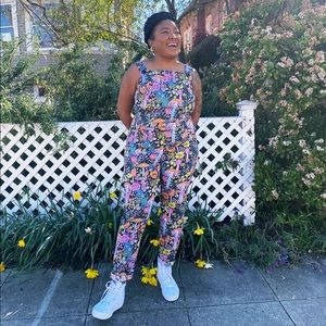 Nooworks Overalls Magical Mushroom 3X NWOT